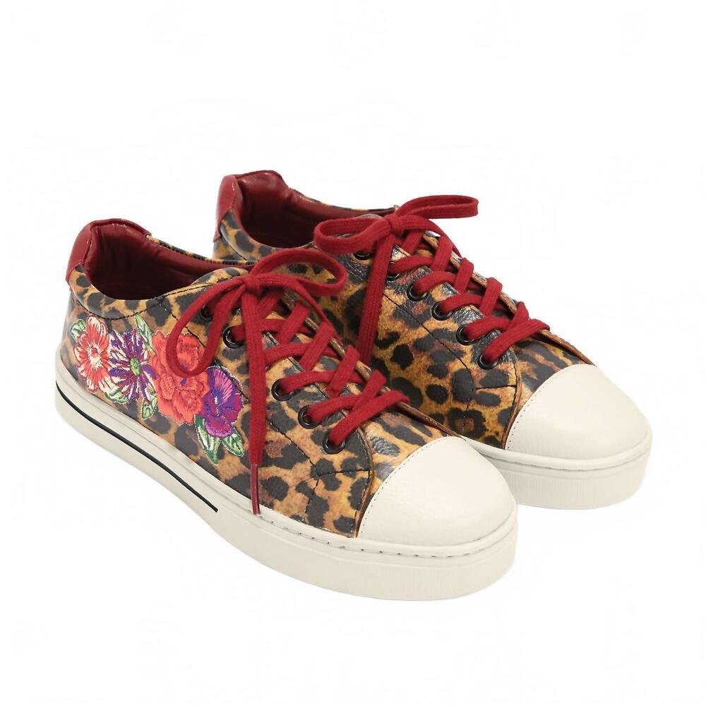 NEW BRIGHTON women's spots sneaker in leopard